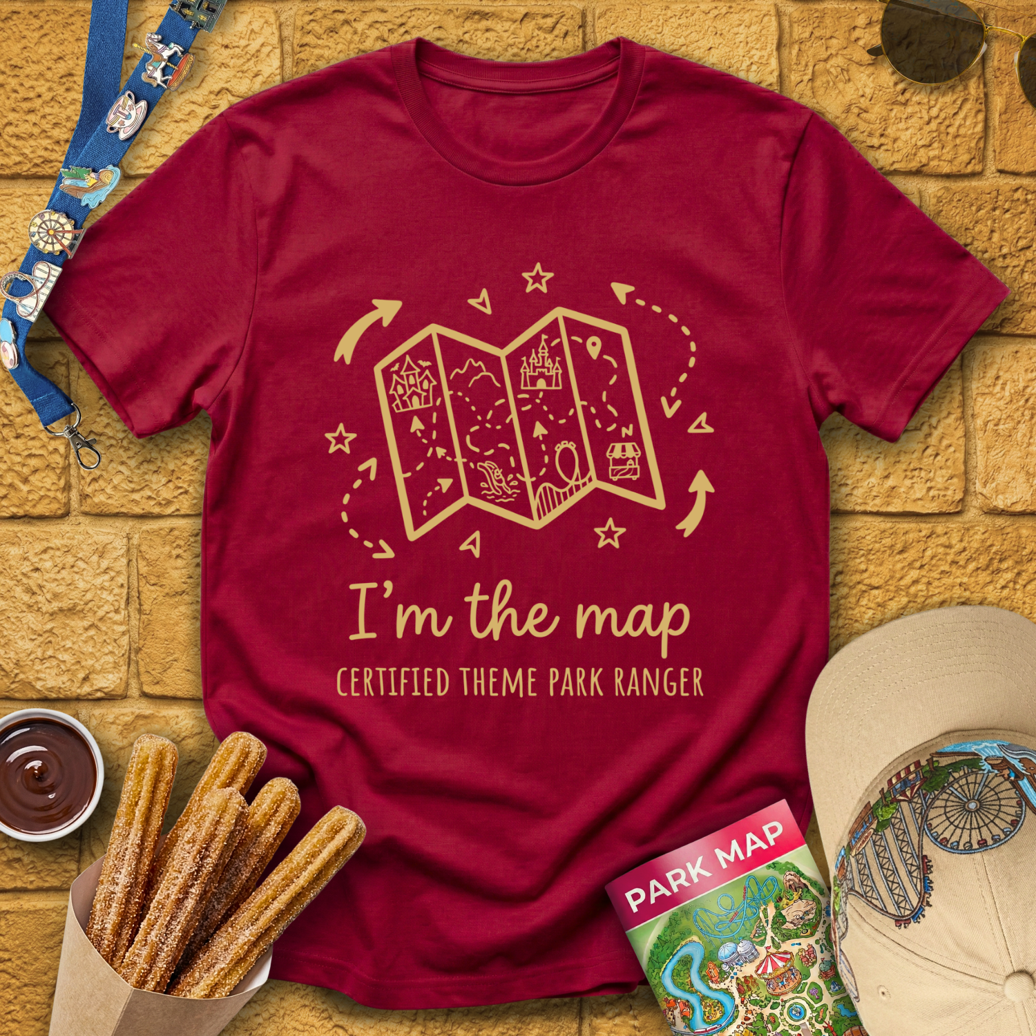 I'm The Map [Artsy] T-Shirt
