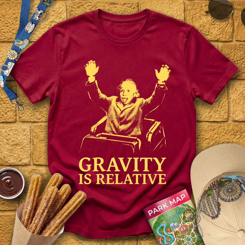 Gravity Is Relative [Stencil] T-Shirt