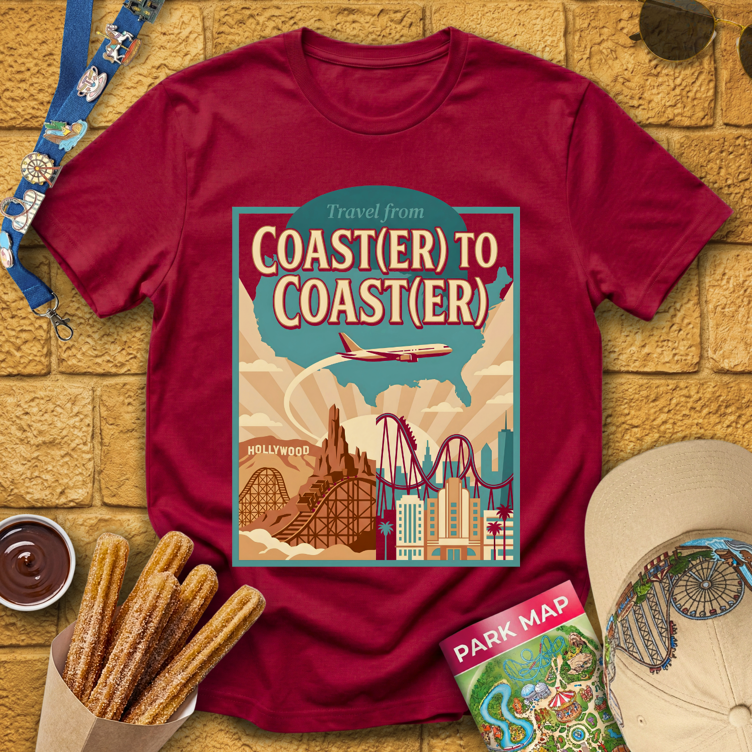 Coast(er) to Coast(er) [ElitePoster] T-Shirt