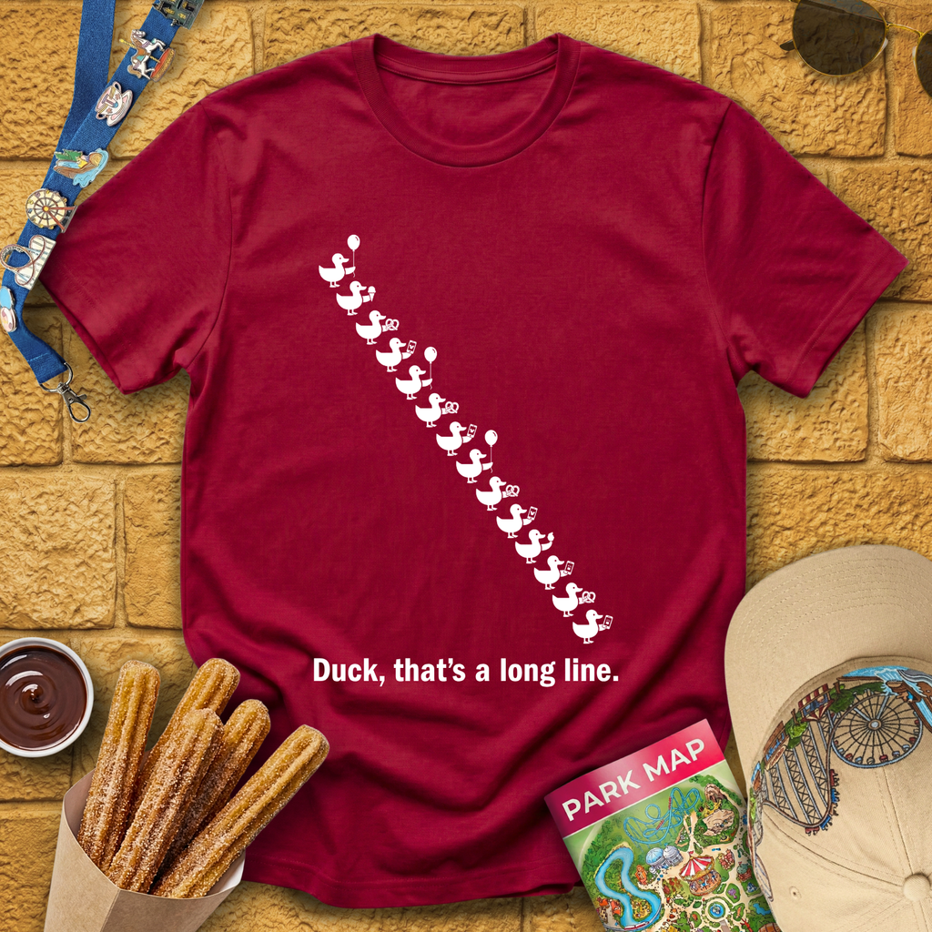 Duck, Long Line [Sleek] T-Shirt