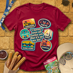 Castles On My List [Badges] T-Shirt
