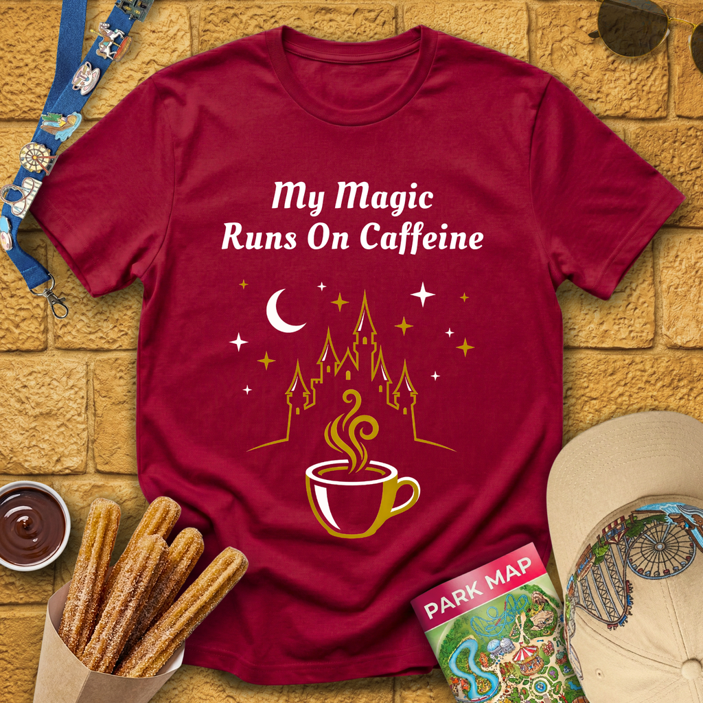 Magic Runs on Caffeine [Icon] T-Shirt