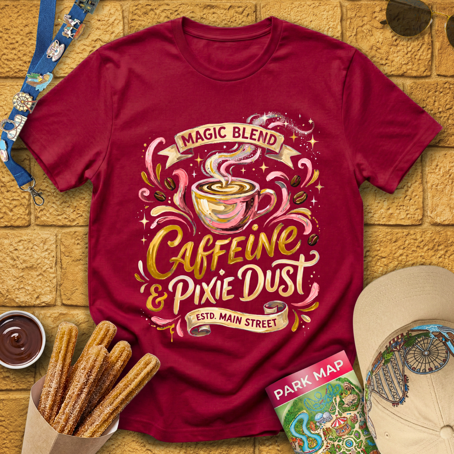 Caffeine & Pixie Dust [ArtBrush] T-Shirt