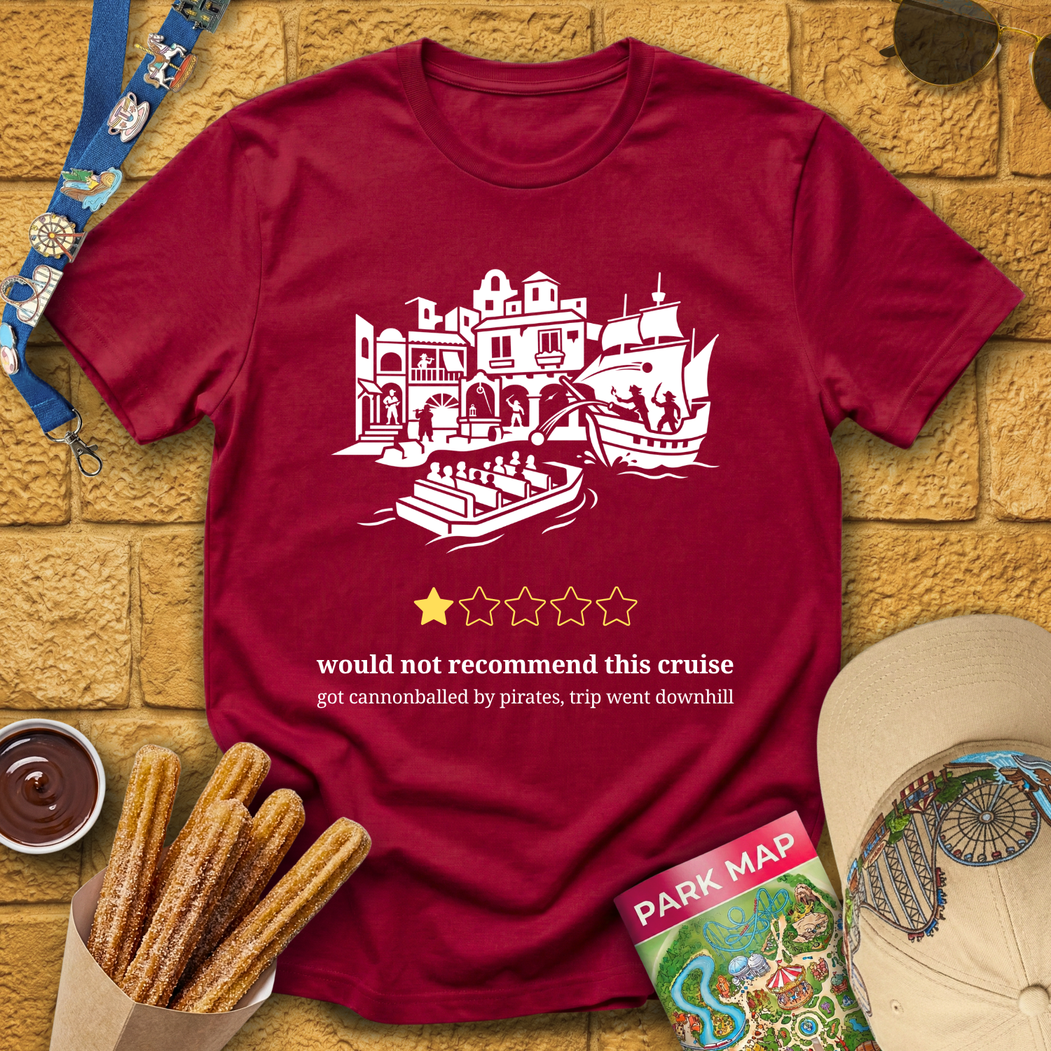 Recommend Pirates Cruise [Graphic] T-Shirt