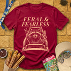 Feral&Fearless [Woodcut] T-Shirt