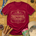 Drinkerbell Tavern [Victorian] T-Shirt for Theme Park Fans (Cardinal Red)