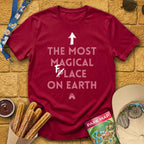 Most Magical Face [Sleek] T-Shirt for Theme Park Fans (Cardinal Red)