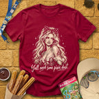 Pixie Dust Doll [MonoGlam] T-Shirt for Theme Park Fans (Cardinal Red)
