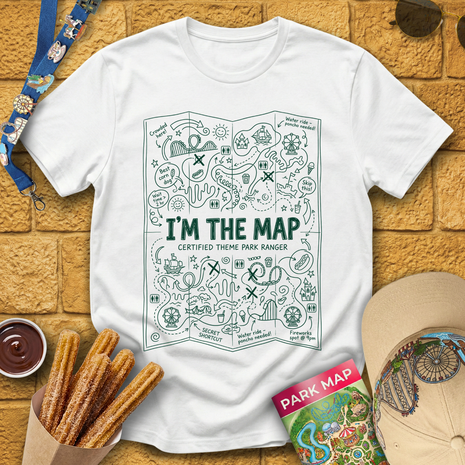 I'm The Map [ShapeDoodle] T-Shirt
