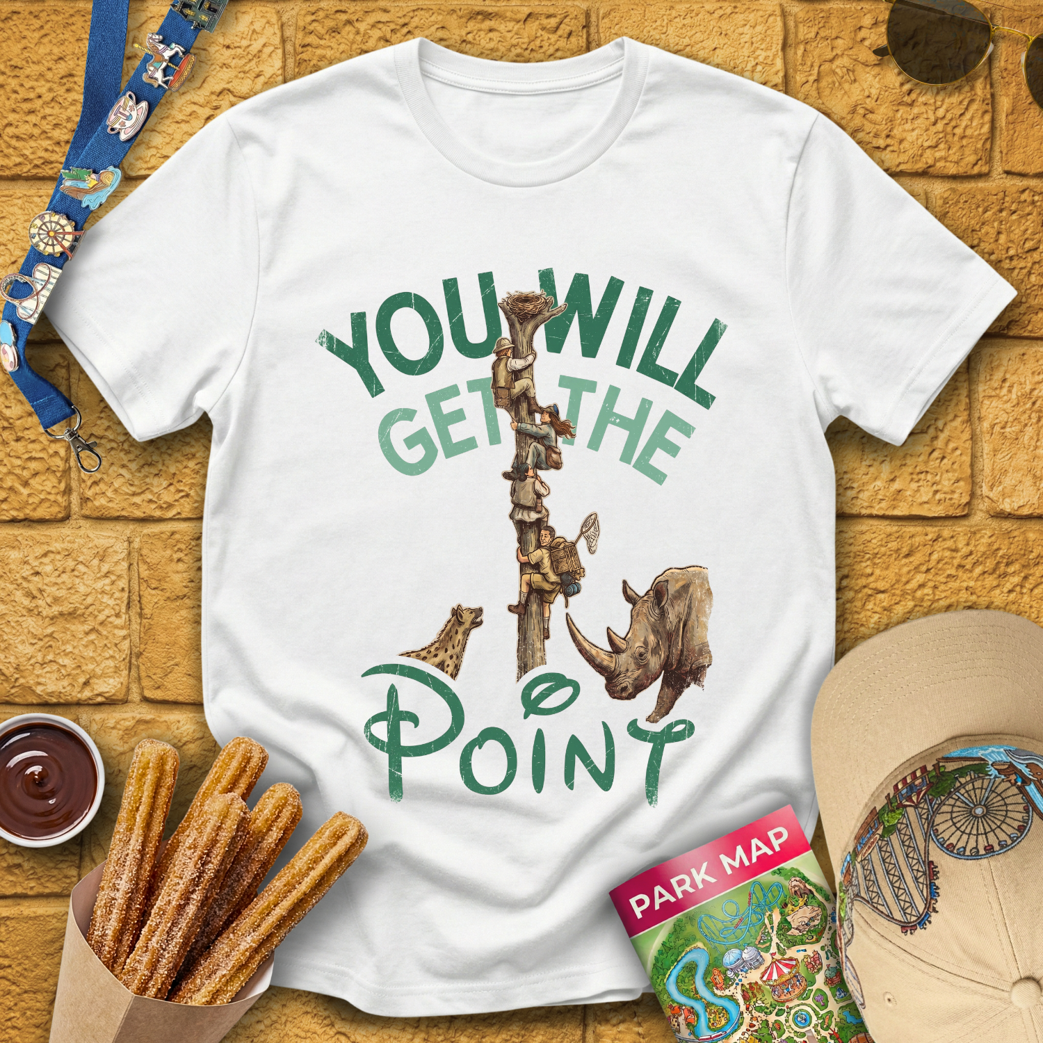 Get The Point [Distressed] T-Shirt