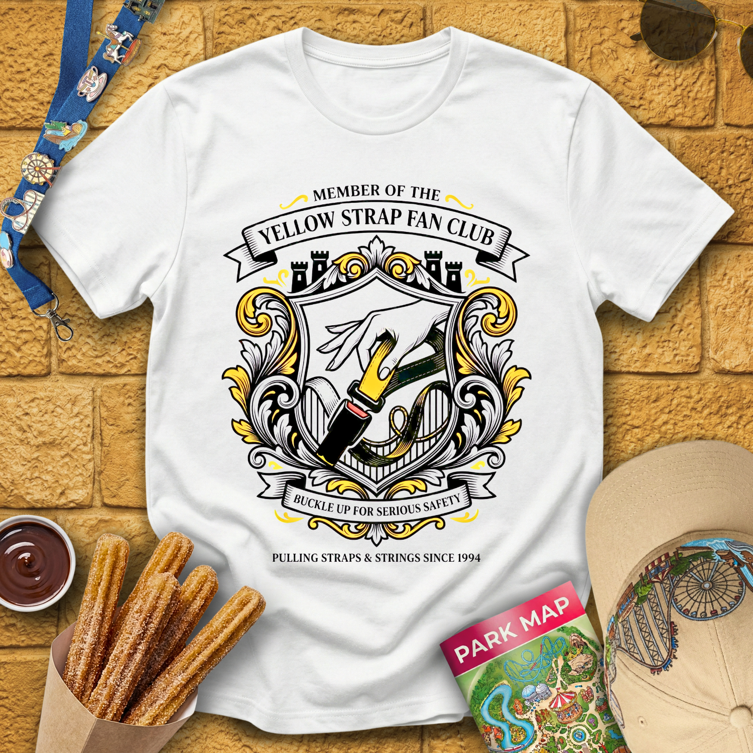 Yellow Strap Fan Club [Luxury] T-Shirt