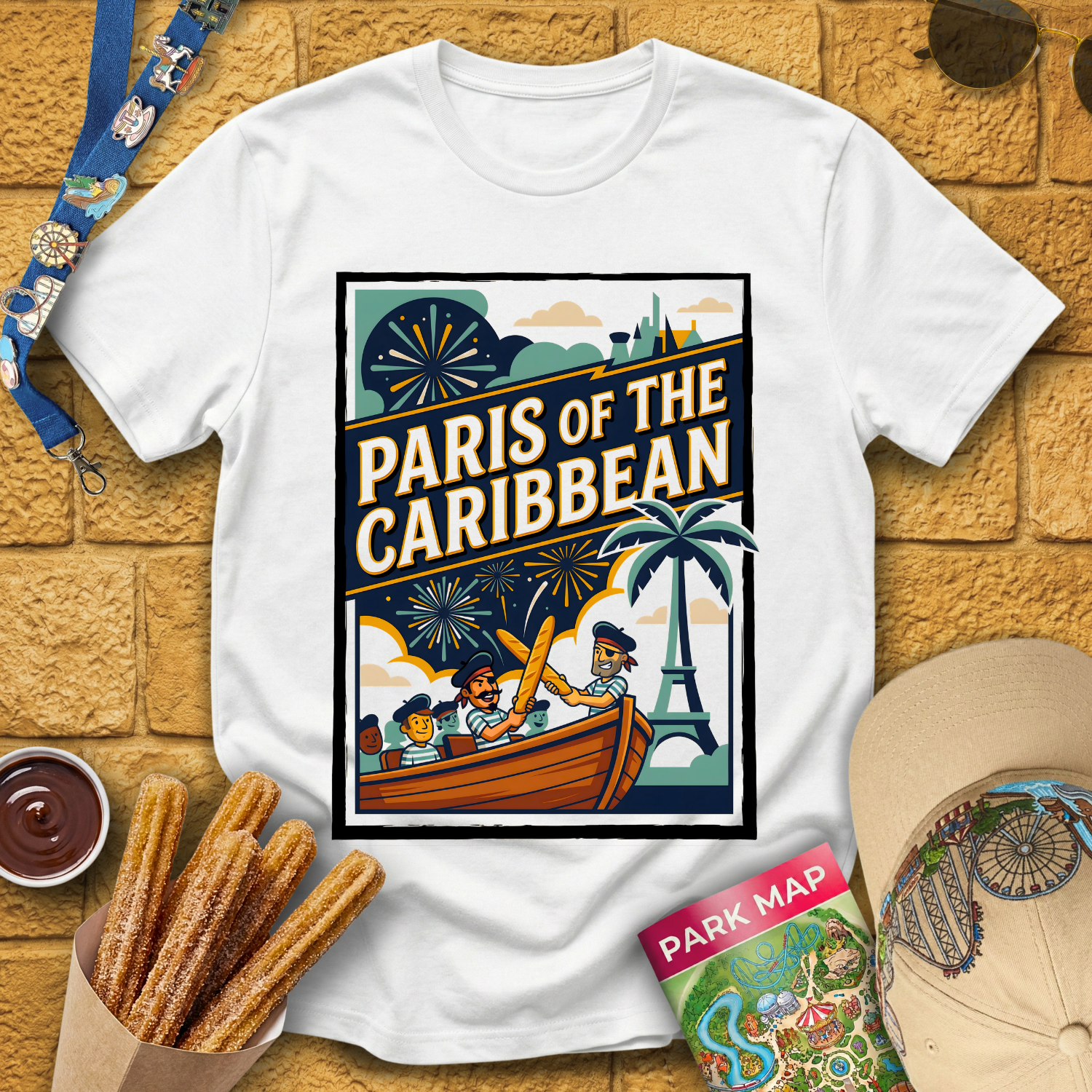 Paris Of The Caribbean [40sPoster] T-Shirt
