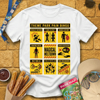 Theme Park Bingo [Warning] T-Shirt