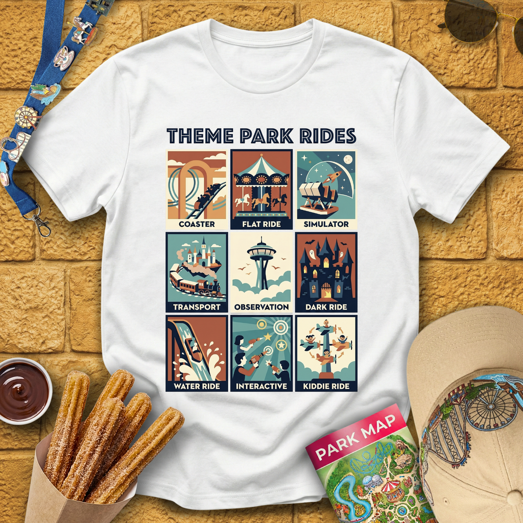 Types Of Rides [RetroPoster] T-Shirt