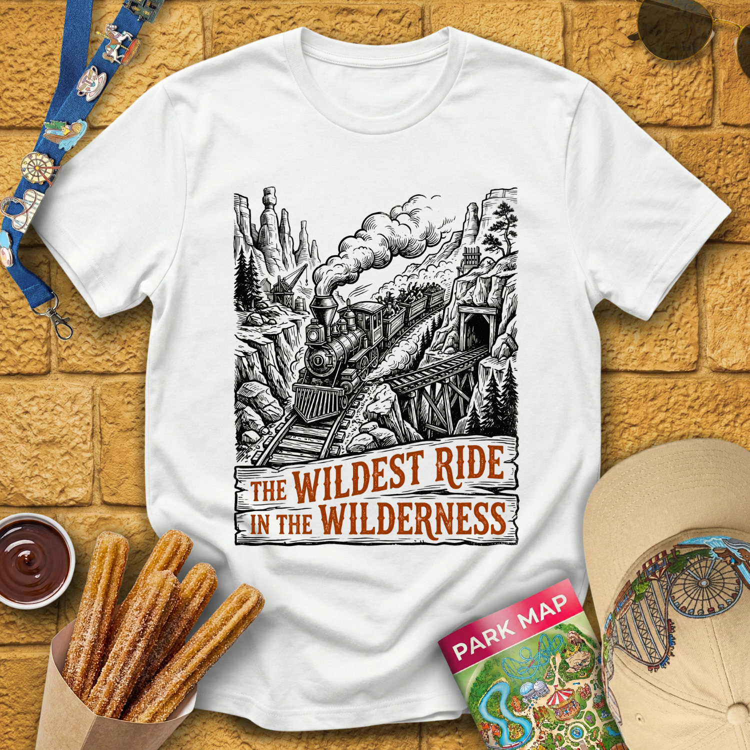 The Wildest Ride [Woodcut3] T-Shirt