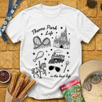 Theme Park Life [LineArt] T-Shirt
