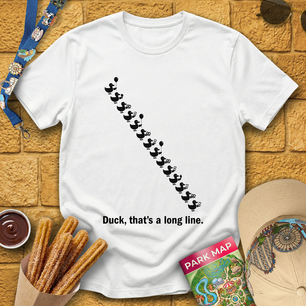 Duck, Long Line [Sleek] T-Shirt