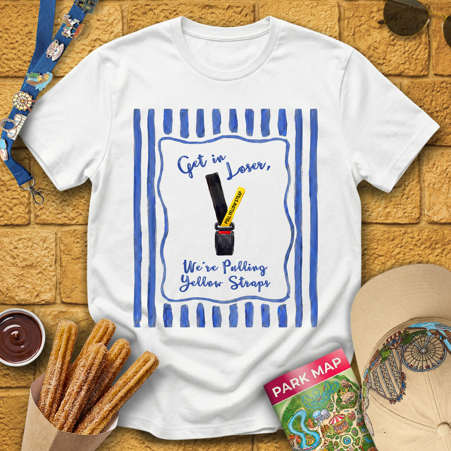 Get In Loser Yellow Strap [Brushed] T-Shirt