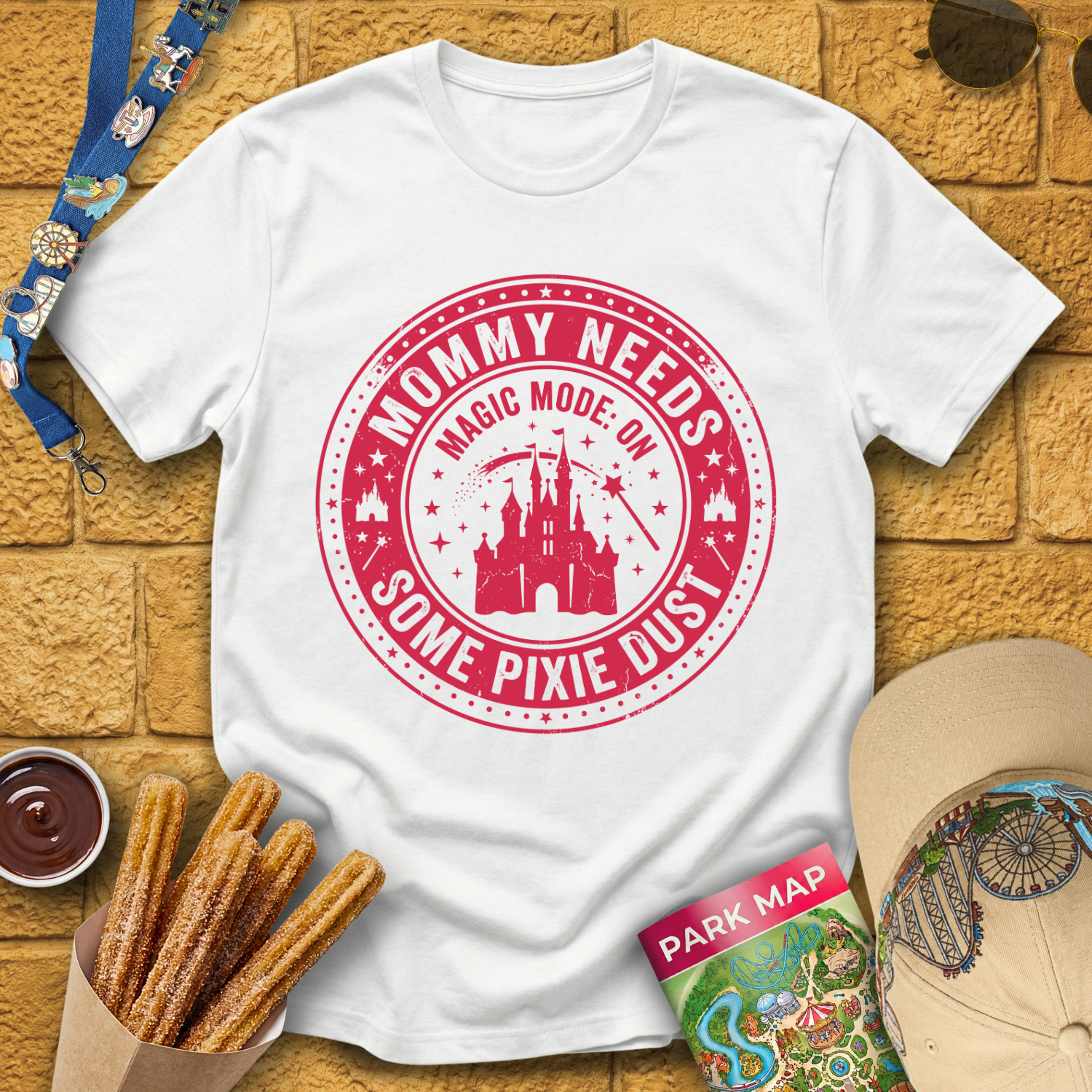 Mommy Needs Pixie Dust [Badge] T-Shirt