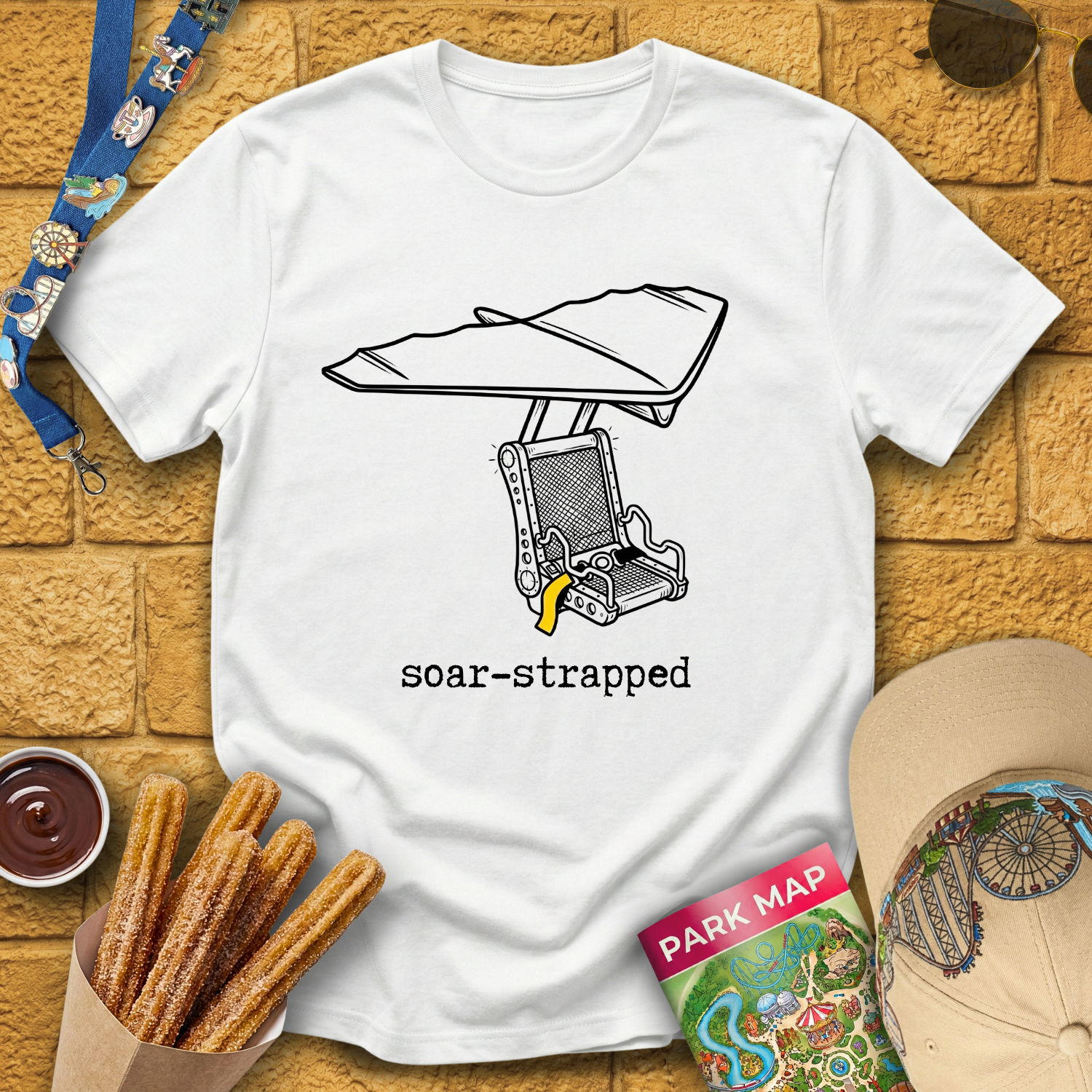Soar-Strapped [LineArt] T-Shirt