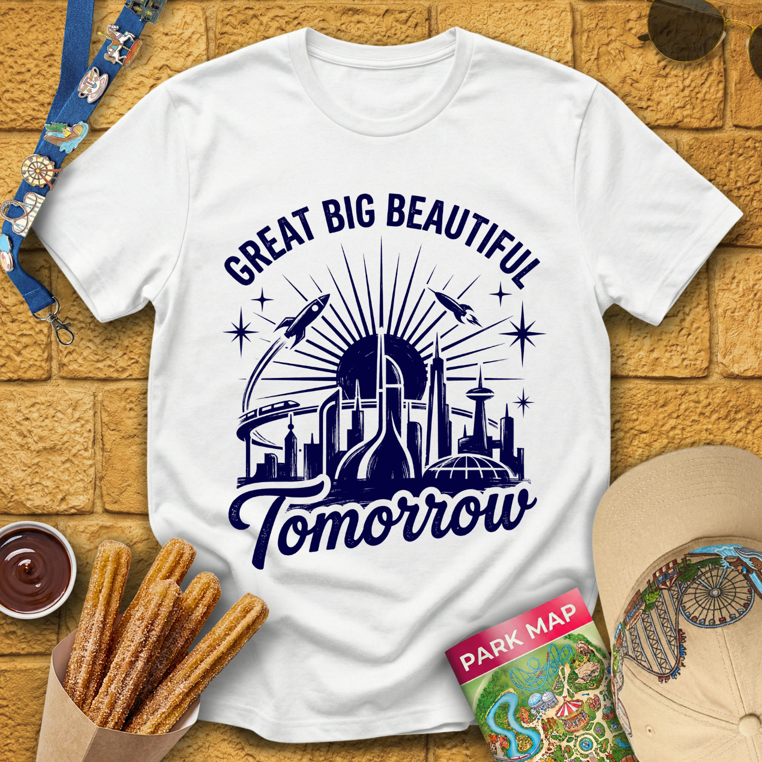 Great Big Beautiful Tomorrow [RetroBrush] T-Shirt