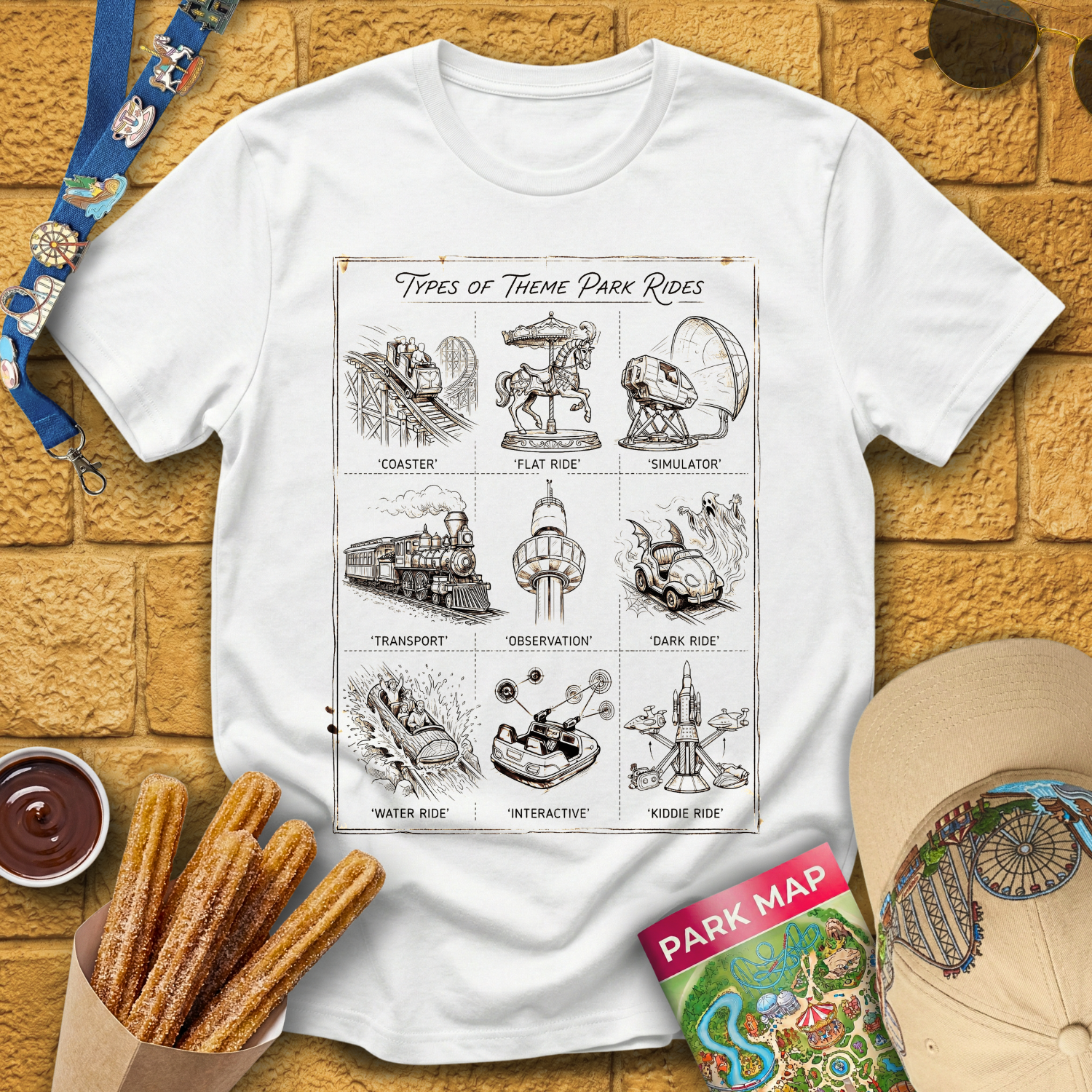 Types Of Rides [Vintage] T-Shirt