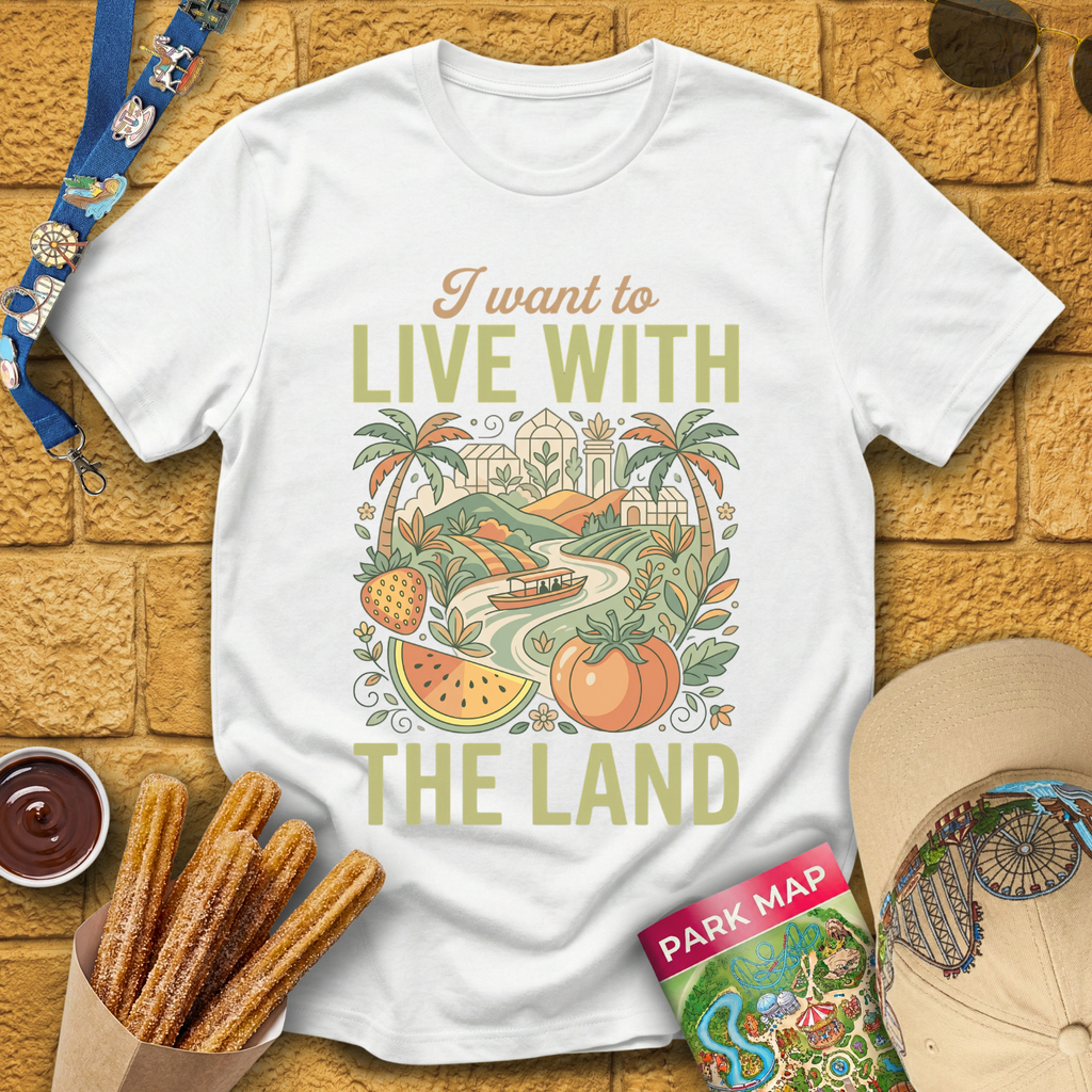 Live With The Land [Boho] T-Shirt
