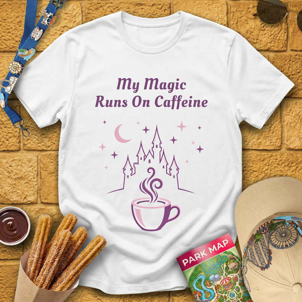 Magic Runs on Caffeine [Icon] T-Shirt