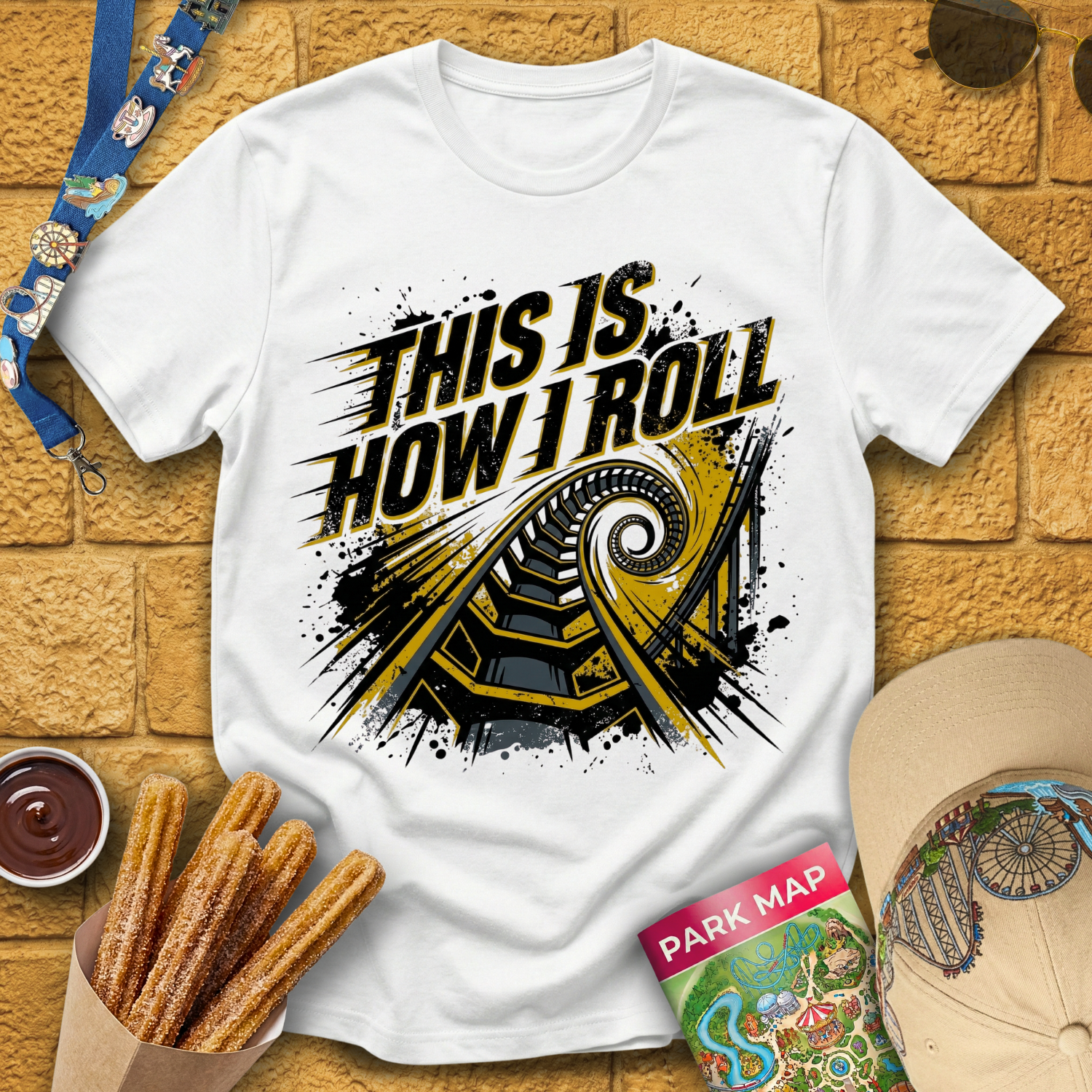 How I Roll [Grunge] T-Shirt