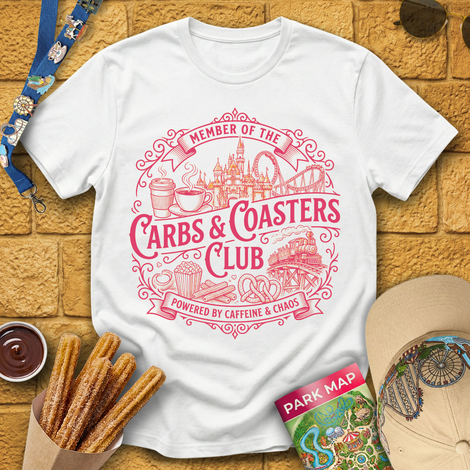 Carbs & Coasters Club [VictorianBadge] T-Shirt