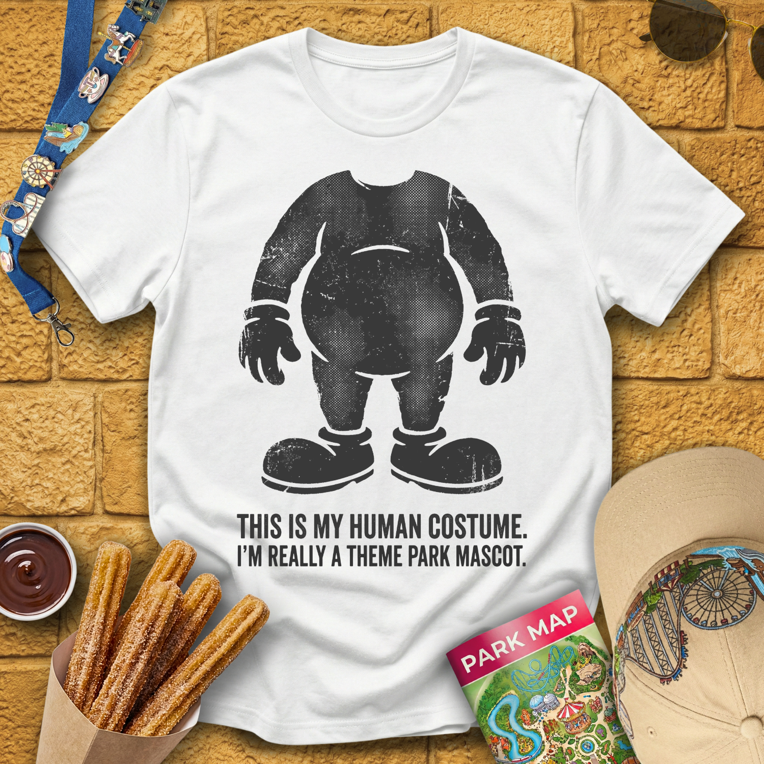 Theme Park Mascot [Bold] T-Shirt