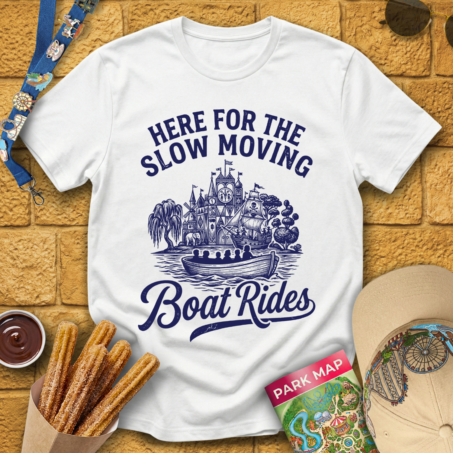 Slow Boat Rides [RetroBrush] T-Shirt