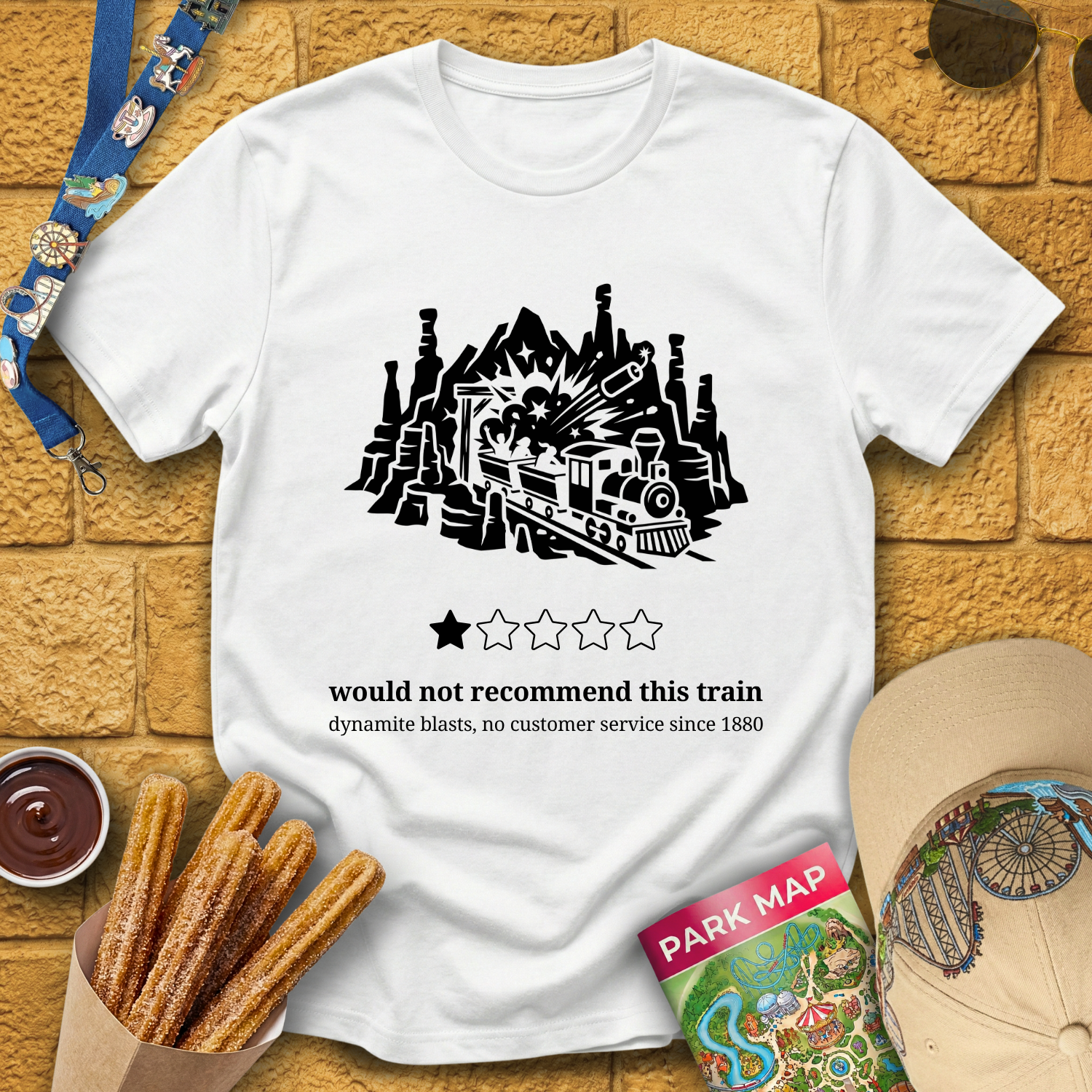 Recommend Mine Train [Graphic] T-Shirt