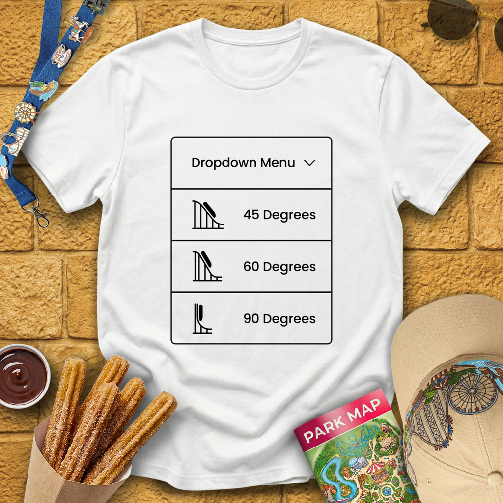 Dropdown Menu T-Shirt