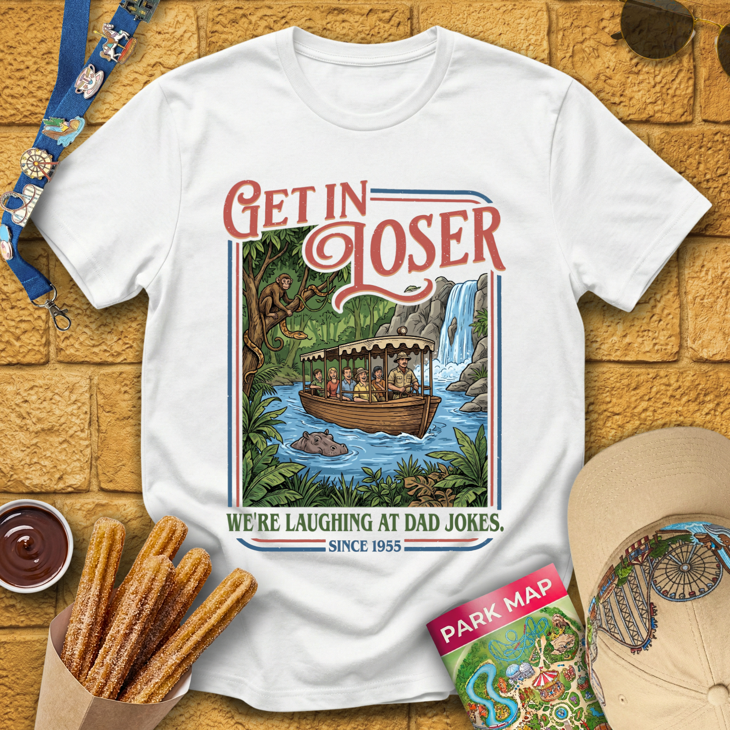 Get In Loser Jungle Jokes [Poster] T-Shirt