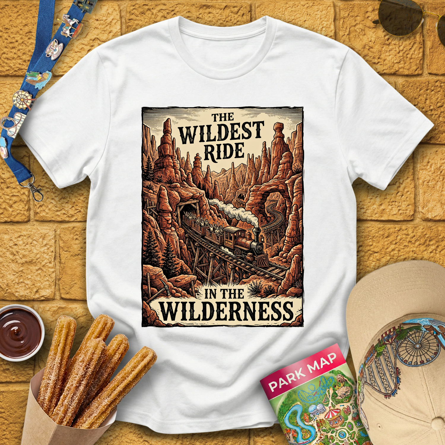 The Wildest Ride [Woodcut2] T-Shirt