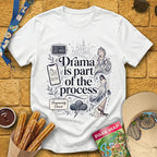 Drama Process [Elite] T-Shirt for Theme Park Fans (White)