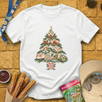 Merry Pixie Tree [FolkBoho] T-Shirt for Theme Park Fans (White)