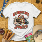 Overstimulated By Xmas [50s] T-Shirt for Theme Park Fans (White)