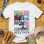 Pixie Dust Tour [Poster] T-Shirt for Theme Park Fans (White)