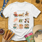 Theme Park Critters [SleekStory] T-Shirt for Theme Park Fans (White)