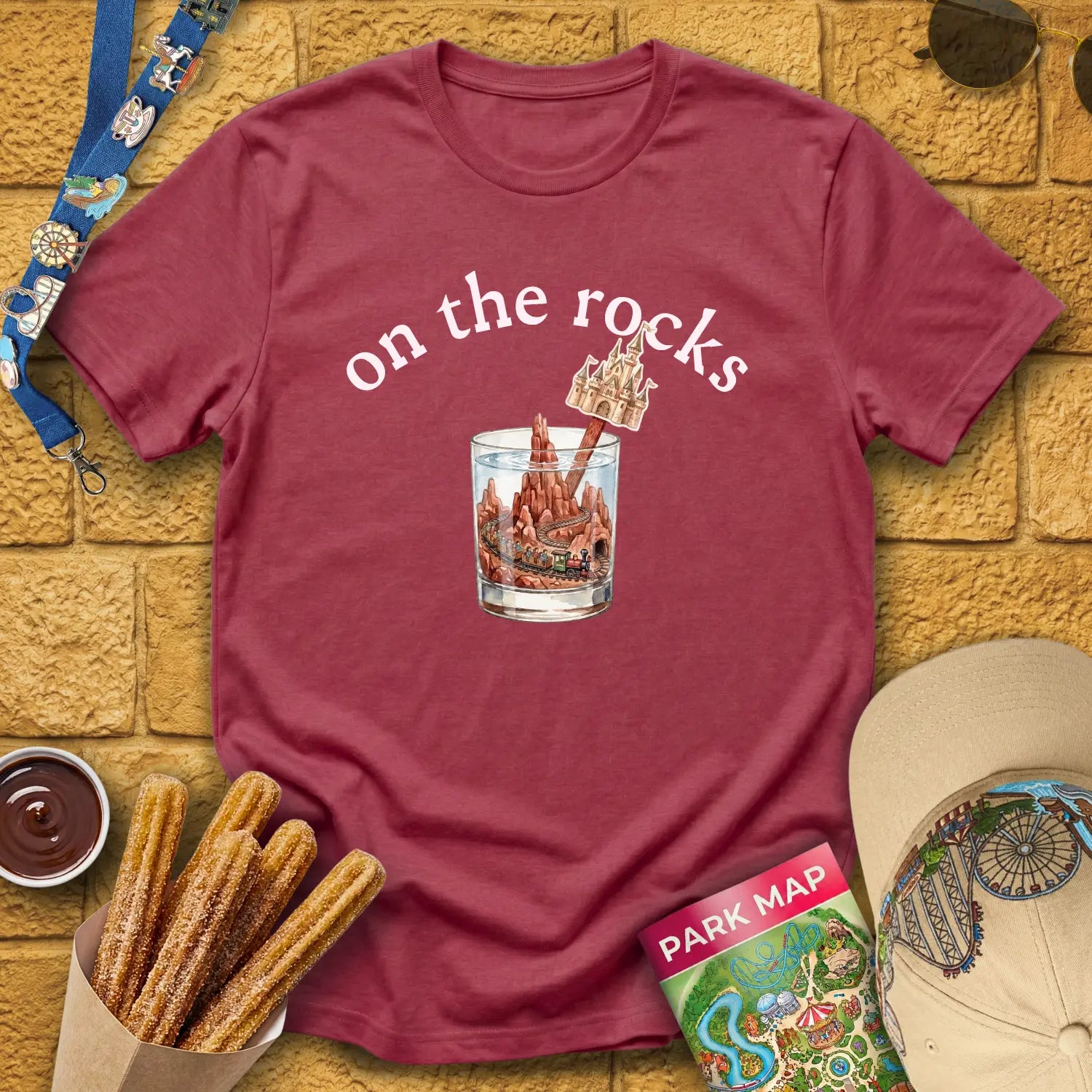 On The Rocks [Chic] T-Shirt
