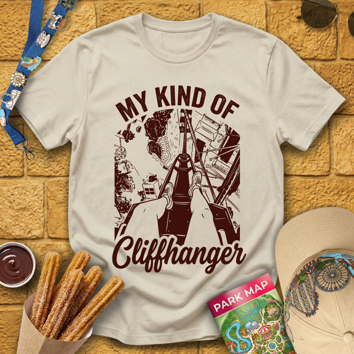 My Kind Of Cliffhanger [RetroBrush2] T-Shirt