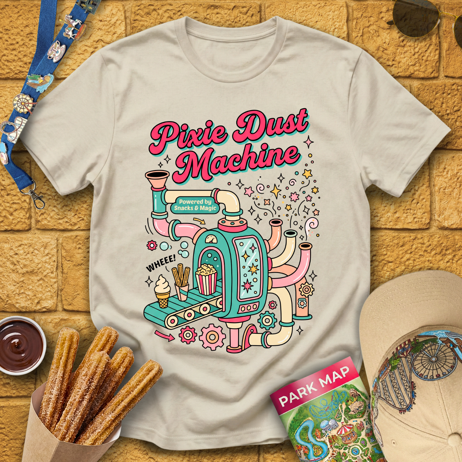 Pixie Dust Machine [RetroComic] T-Shirt