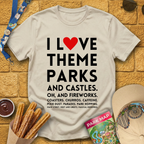 I Love Theme Parks T-Shirt