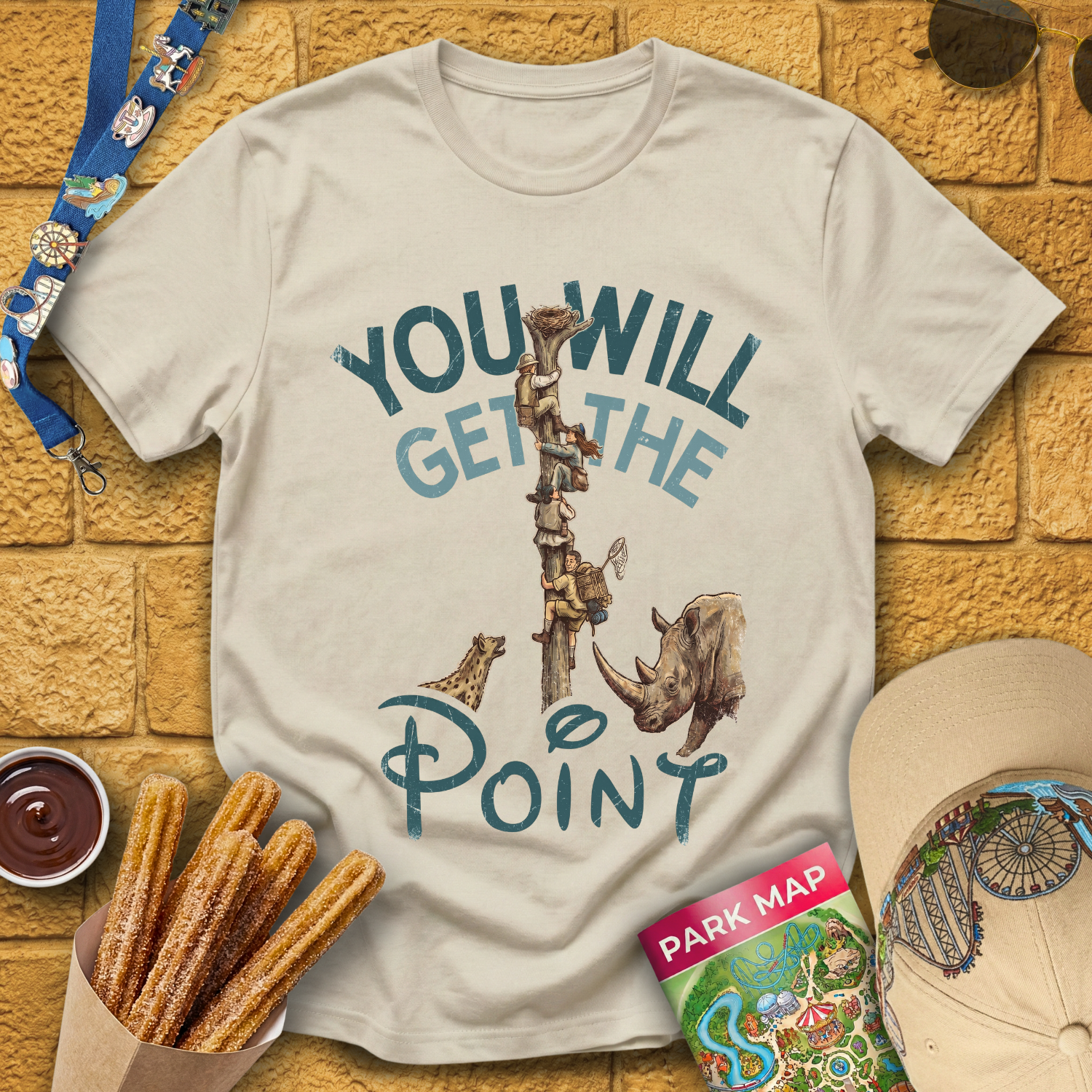 Get The Point [Distressed] T-Shirt