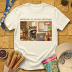 Raccoon Planning Orlando [OilArt] T-Shirt