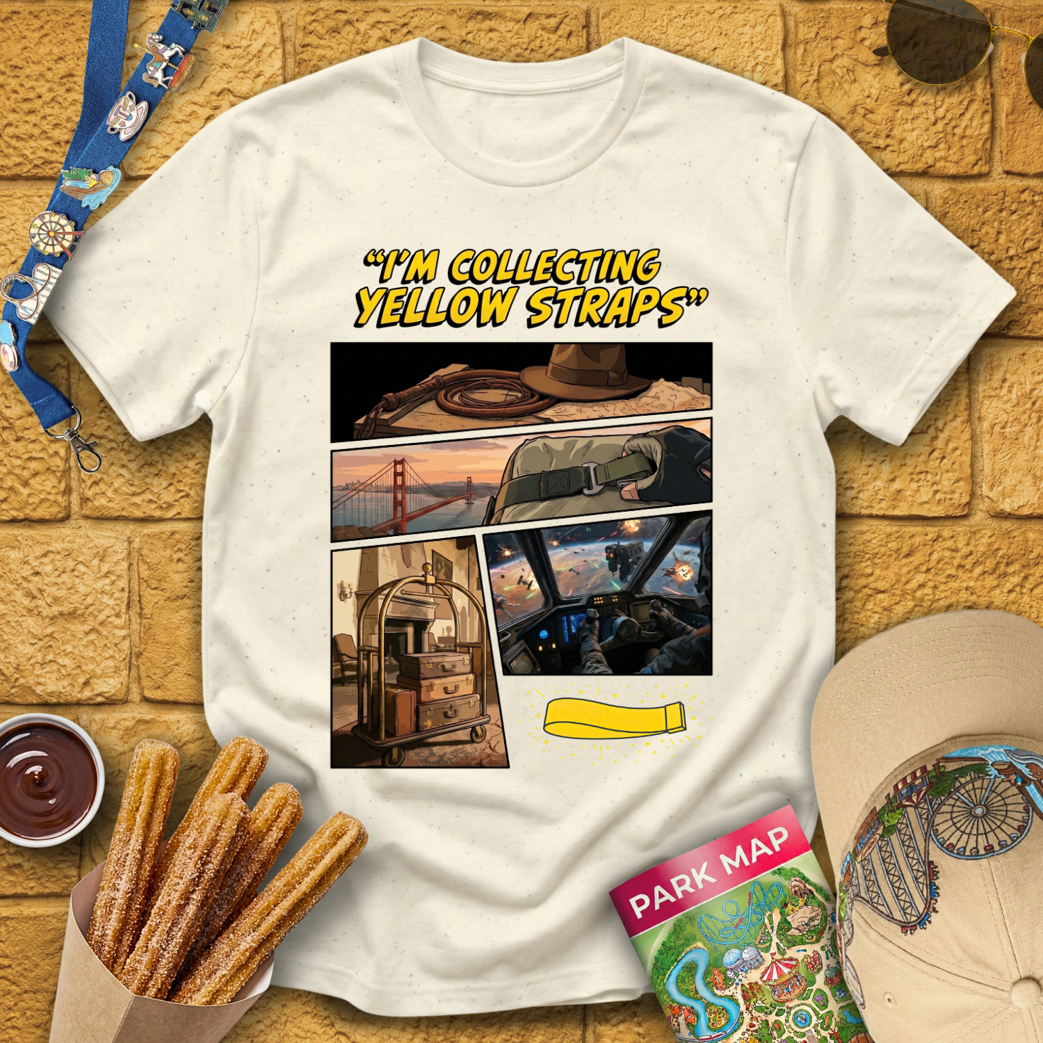 Collecting Yellow Straps [Comic] T-Shirt