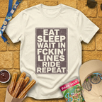Sleep Wait Repeat [Distressed] T-Shirt