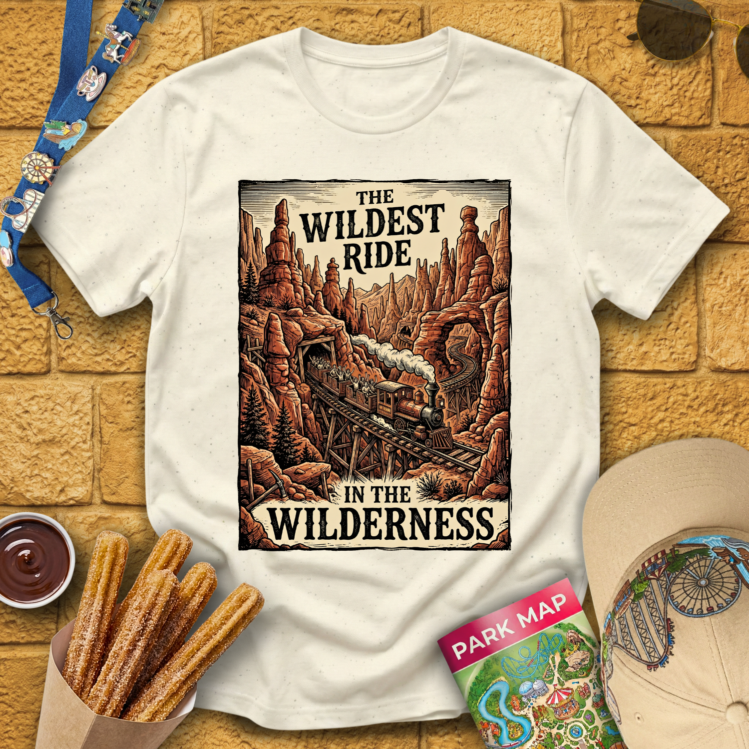 The Wildest Ride [Woodcut2] T-Shirt